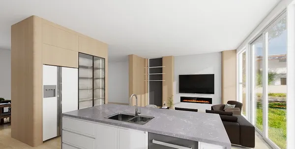 Whole home cabinetry minimalist Toronto new build