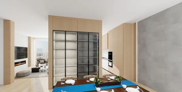 Modern minimalist home cabinetry Toronto