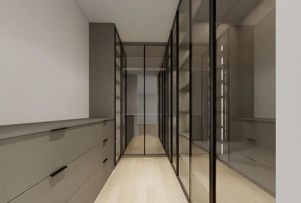 Curved wall panels modern kitchen Toronto