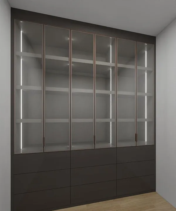 Home office built-in cabinetry Whitby luxury home