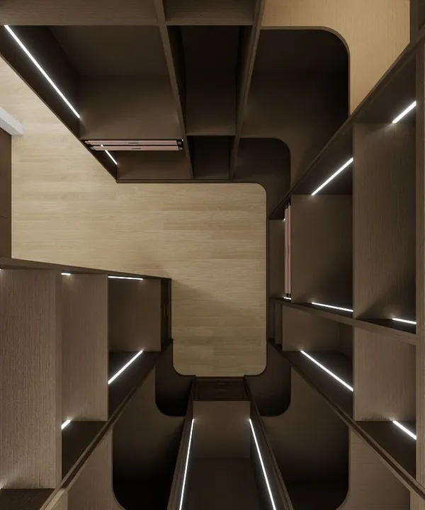 Custom closet system luxury home Whitby