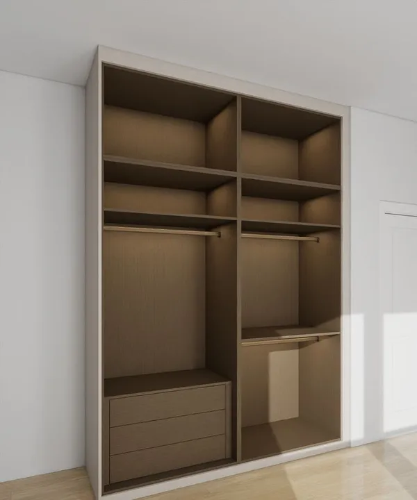 Custom built-in shelving Whitby home