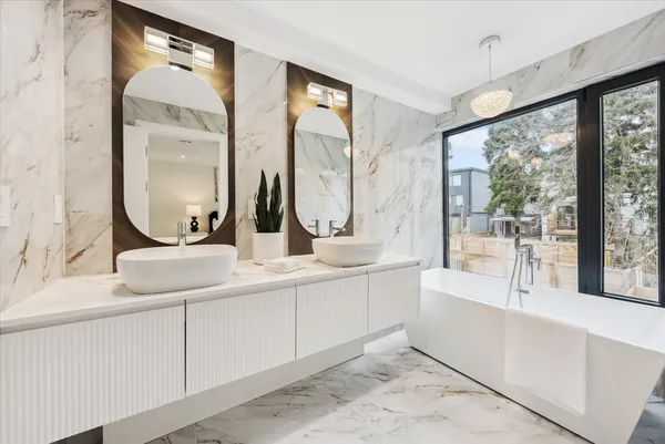 Custom mudroom storage with white cabinetry Toronto