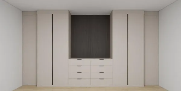 Bedroom built-in closet TV unit Richmond Hill modern design