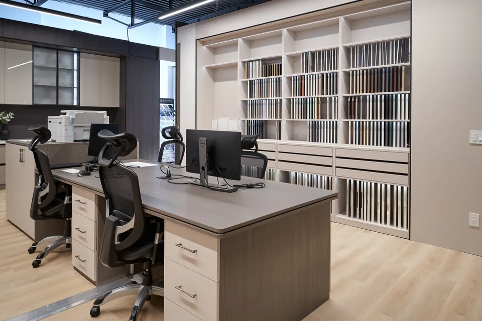 Bosco Cabinetry showroom and manufacturing process